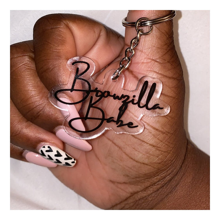 Browzilla Babe Keychain